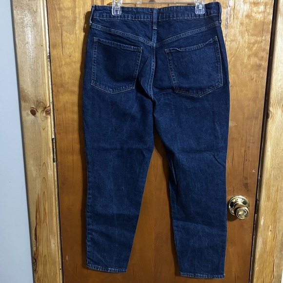 Old NAVY Jeans Womens Size 14 Blue o.g Straight High Rise 27" Inseam - Picture 5 of 6